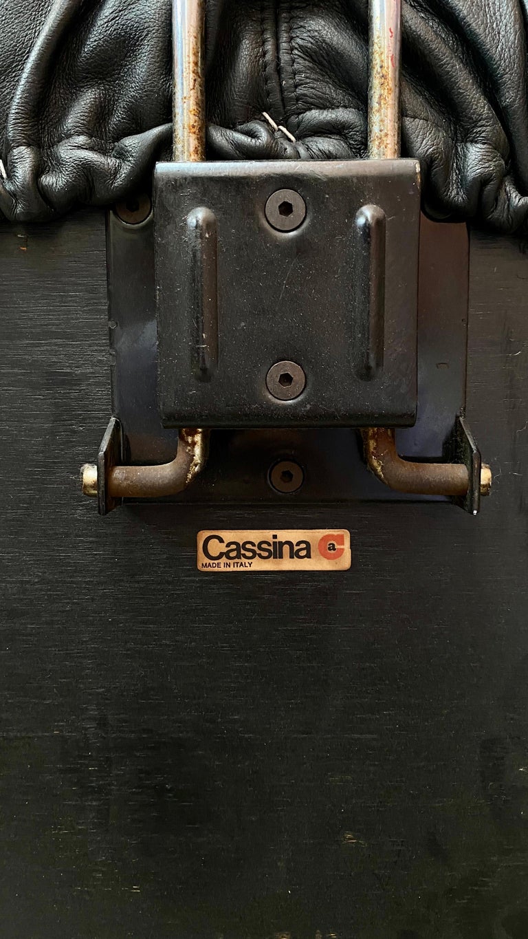 Leather Afra & Tobia Scarpa “Soriana” Sofa for Cassina, 1969