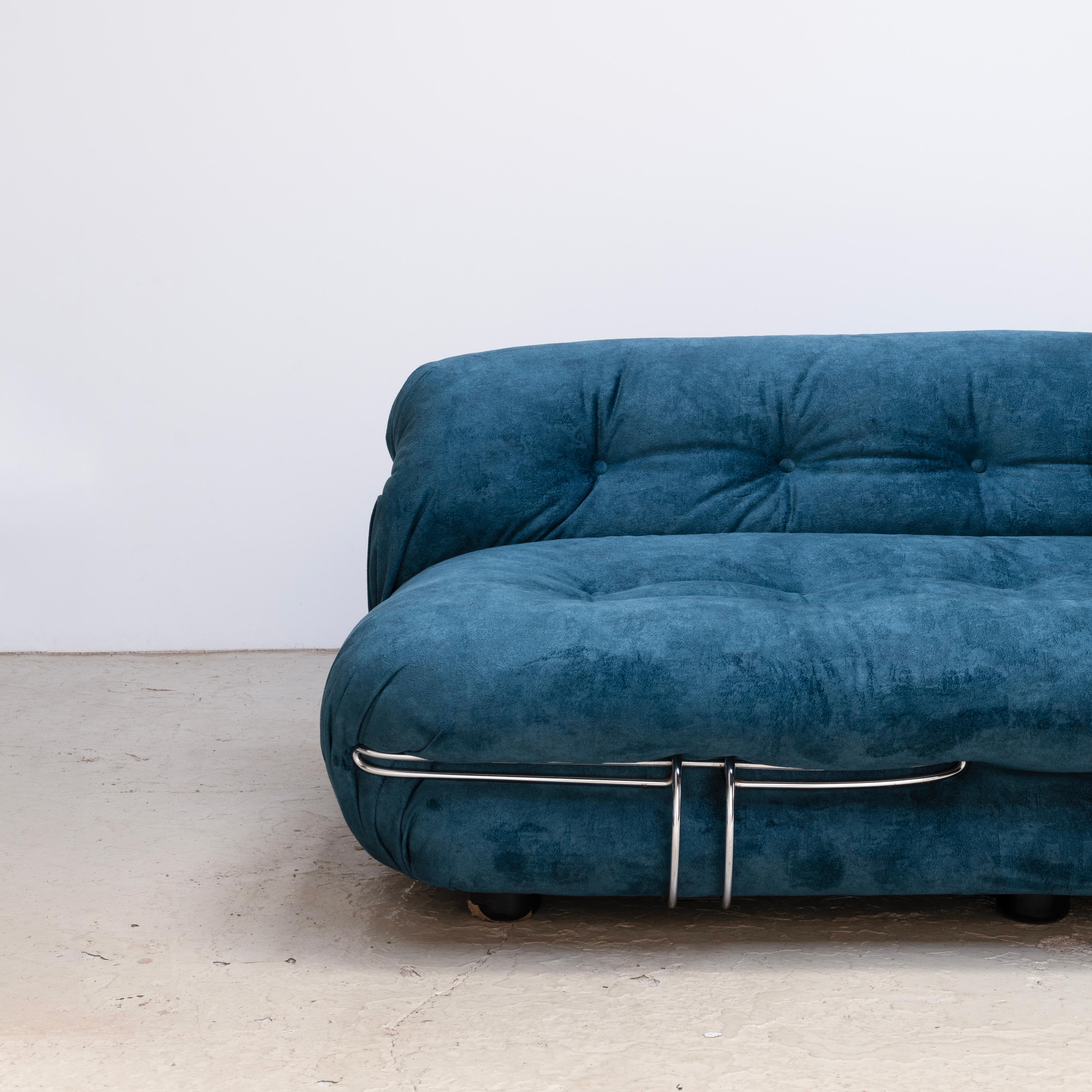 Late 20th Century Afra & Tobia Scarpa “Soriana” Sofa for Cassina, 1970s For Sale