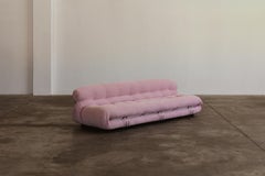 Afra & Tobia Scarpa “Soriana” Sofa for Cassina, Pink, 1969