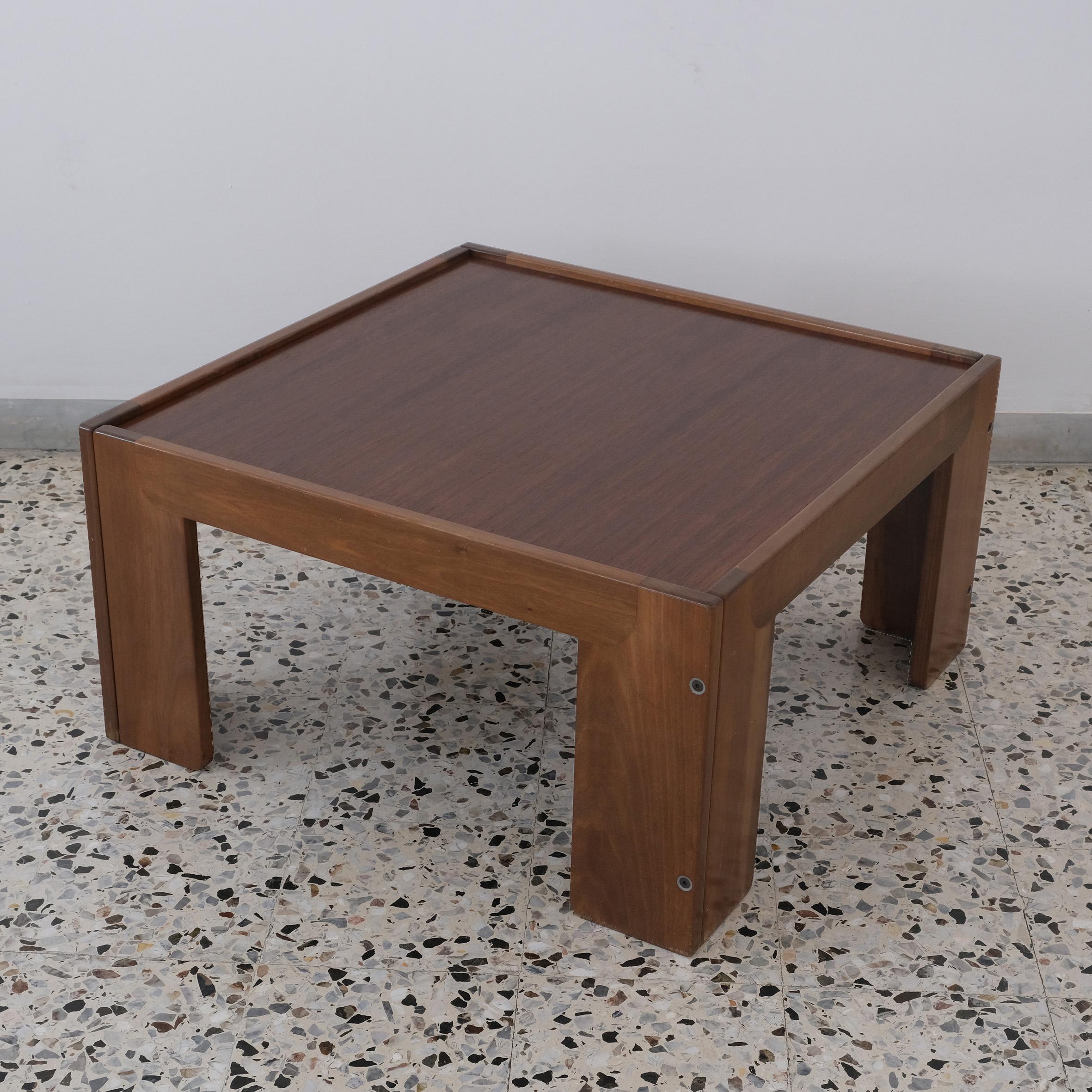 Afra & Tobia Scarpa, Square Low Table, Model 771, Cassina, 1960s (Moderne) im Angebot