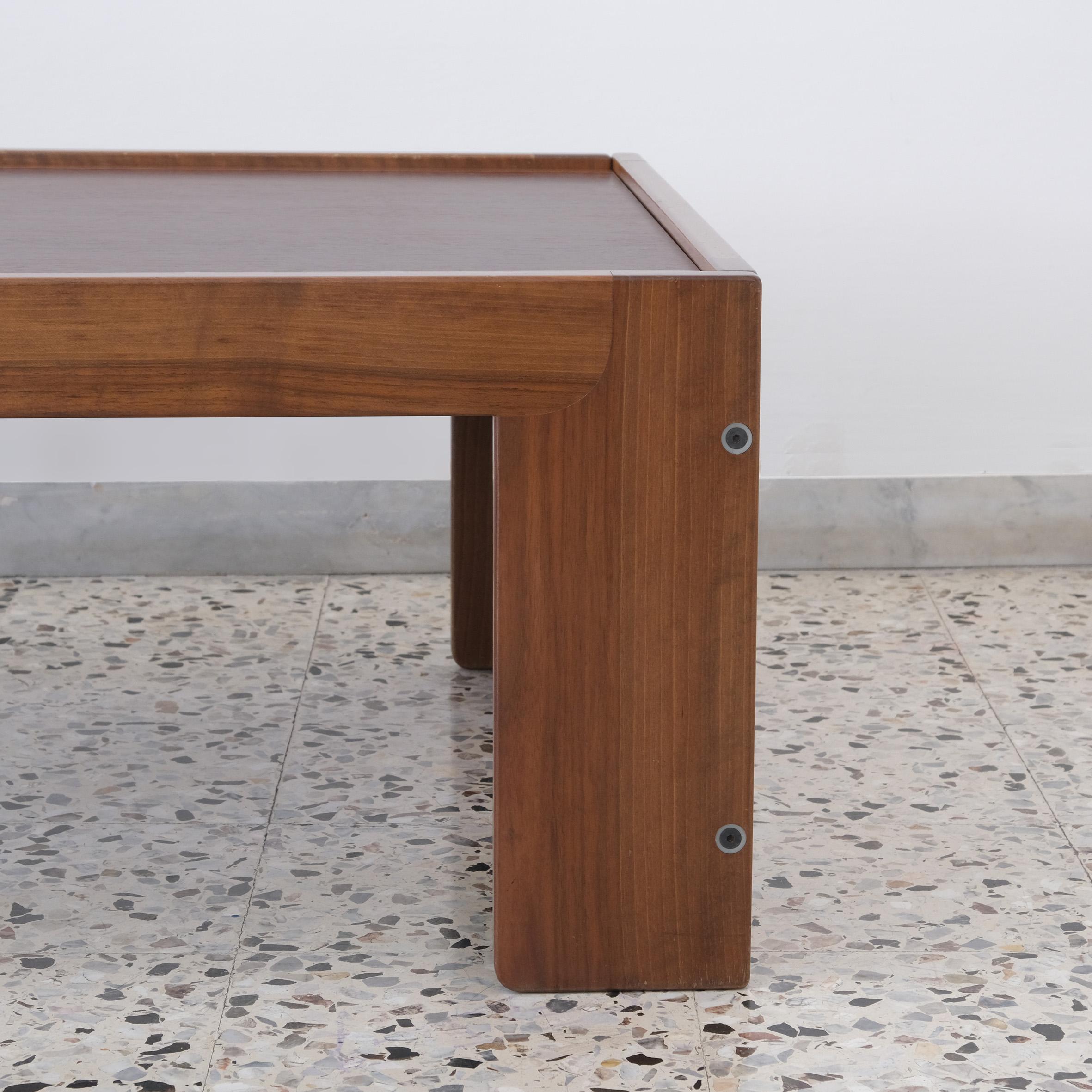 Afra & Tobia Scarpa, Square Low Table, Model 771, Cassina, 1960s (Italienisch) im Angebot