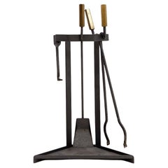 Afra & Tobia Scarpa Set d'outils pour le feu - 3 pièces et support