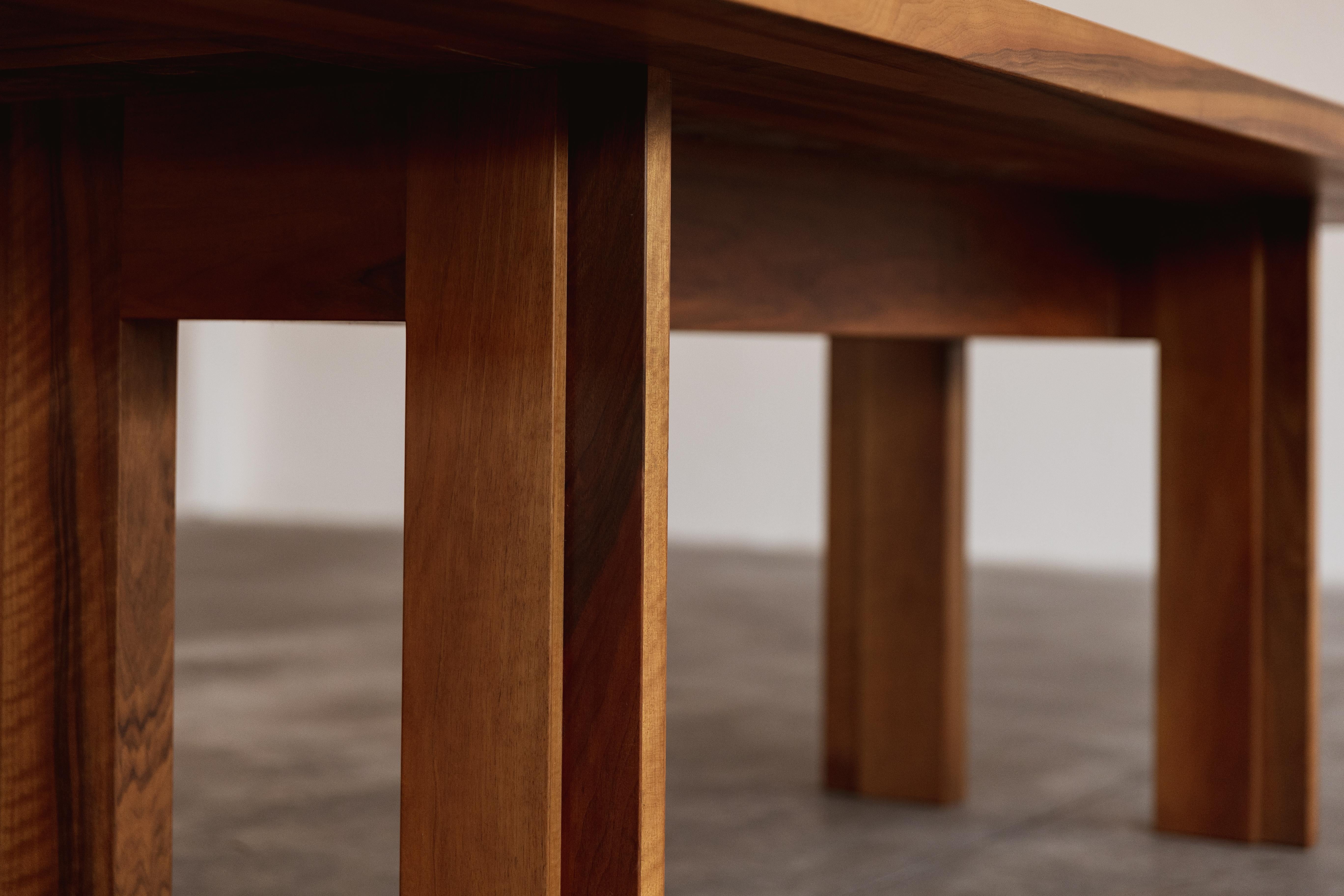 Afra & Tobia Scarpa Wooden Dining Table for Cassina, 1970s 4