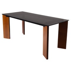 Mesa de Afra & Tobia Scarpa en cristal ahumado