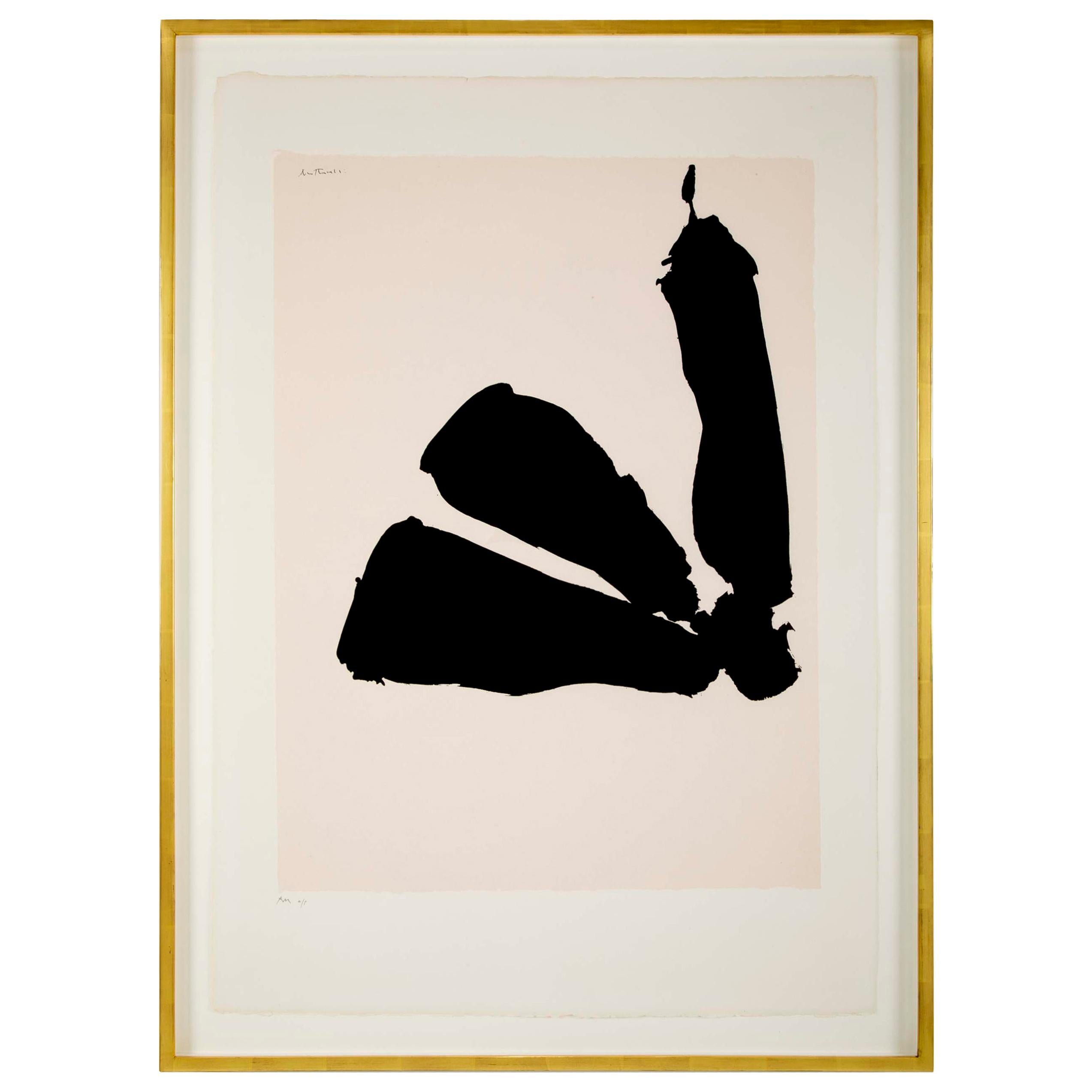 "Africa 8" Silkscreen by Robert Motherwell