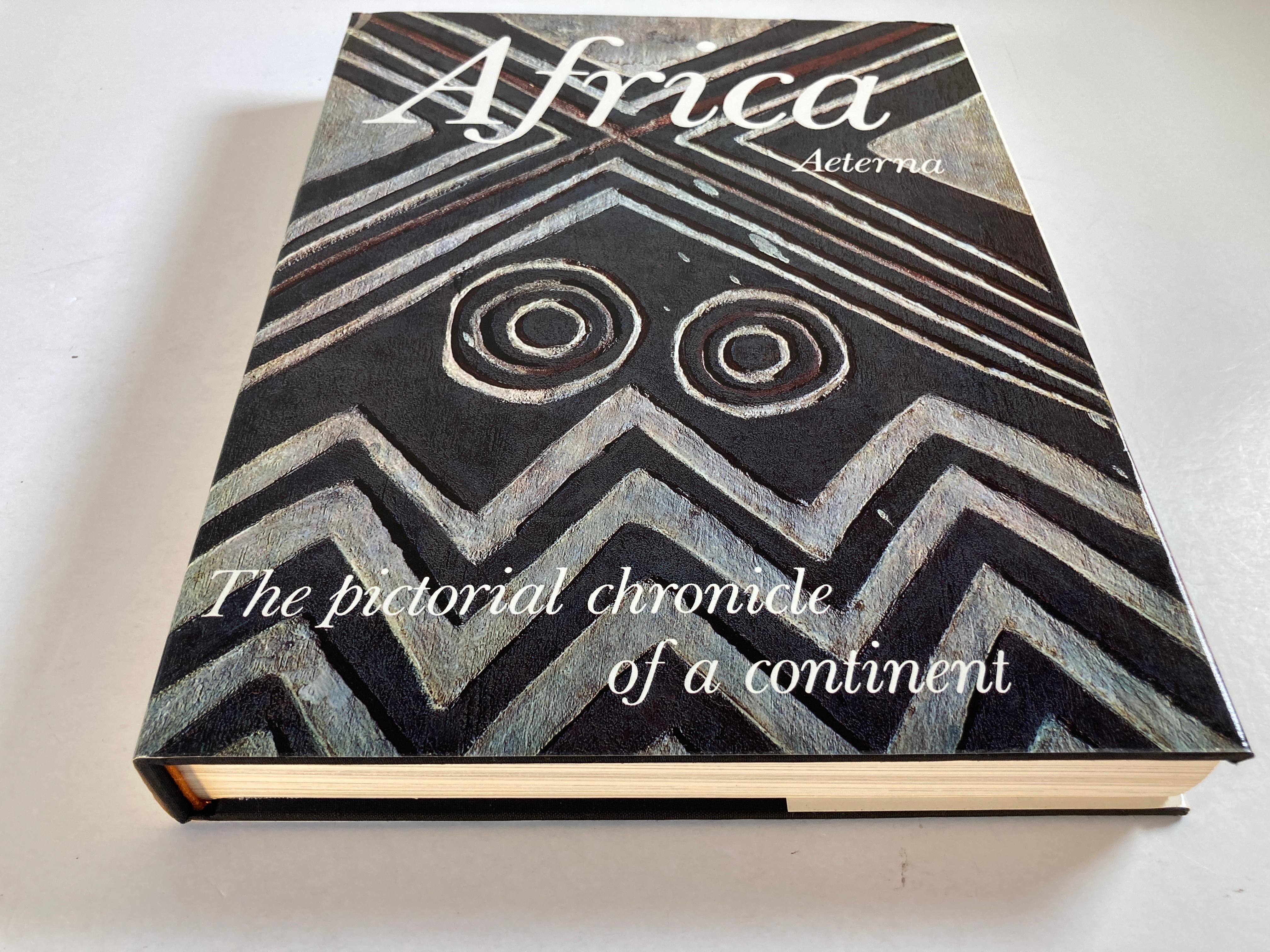 African Africa Aeterna the Pictorial Chronicle of a Continent Hardcover Book For Sale