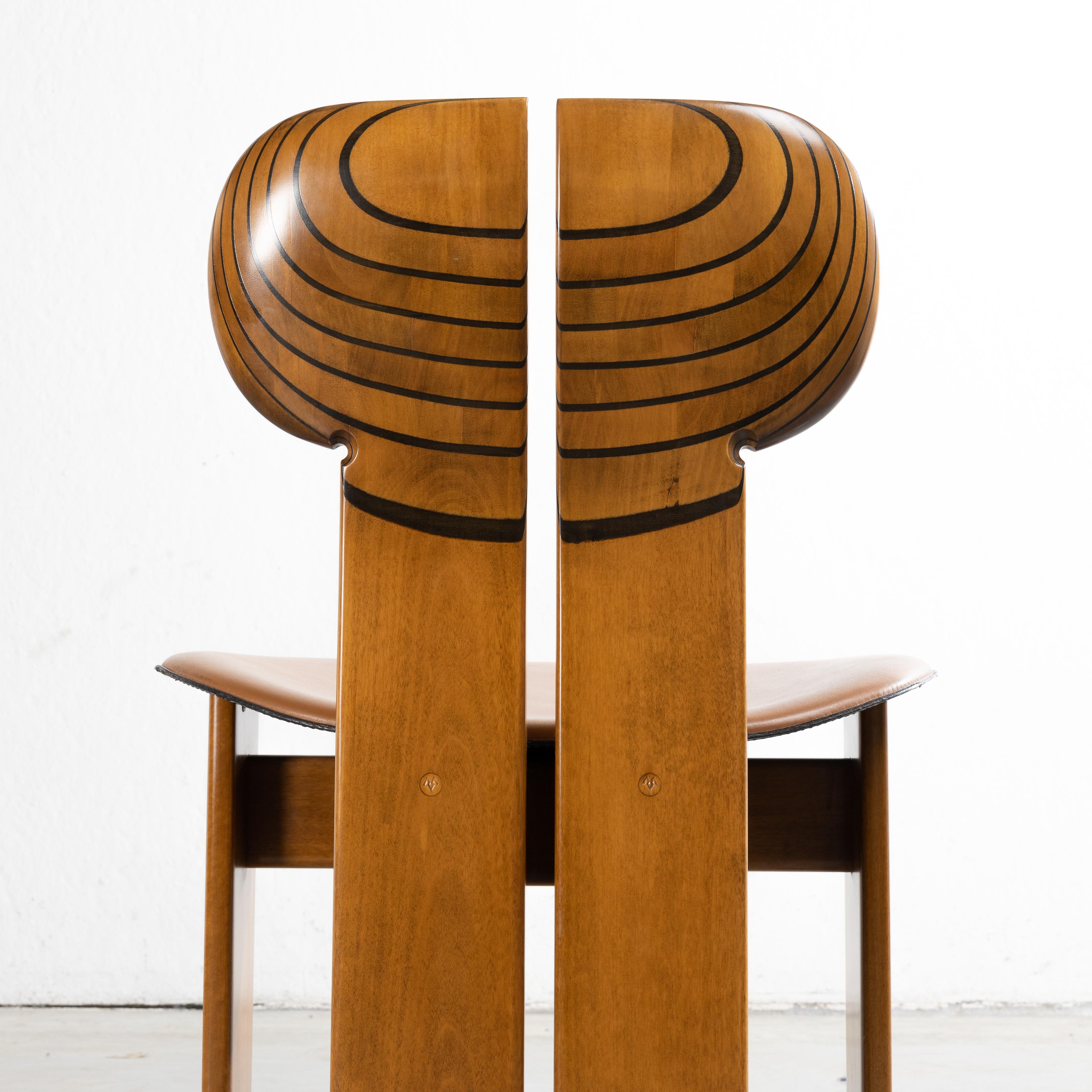 Africa by Afra & Tobia Scarpa, Table and 6 Dining Chairs, Maxalto 5
