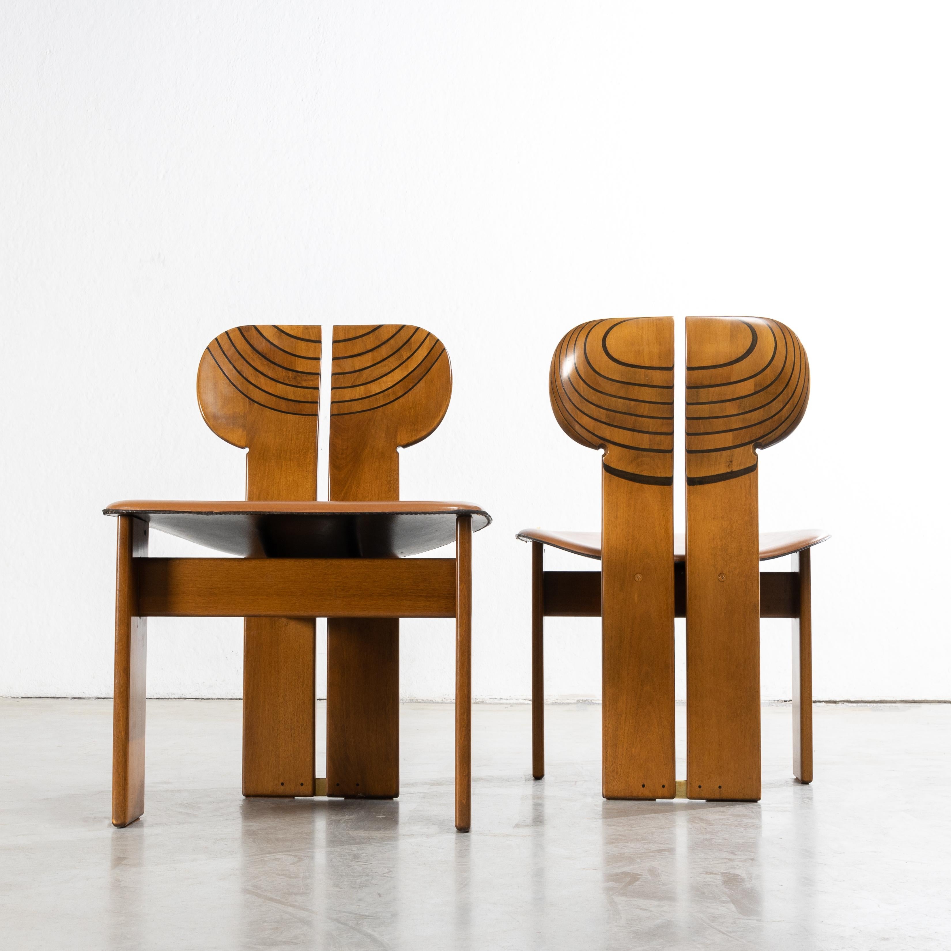 Africa by Afra & Tobia Scarpa, Table and 6 Dining Chairs, Maxalto 7