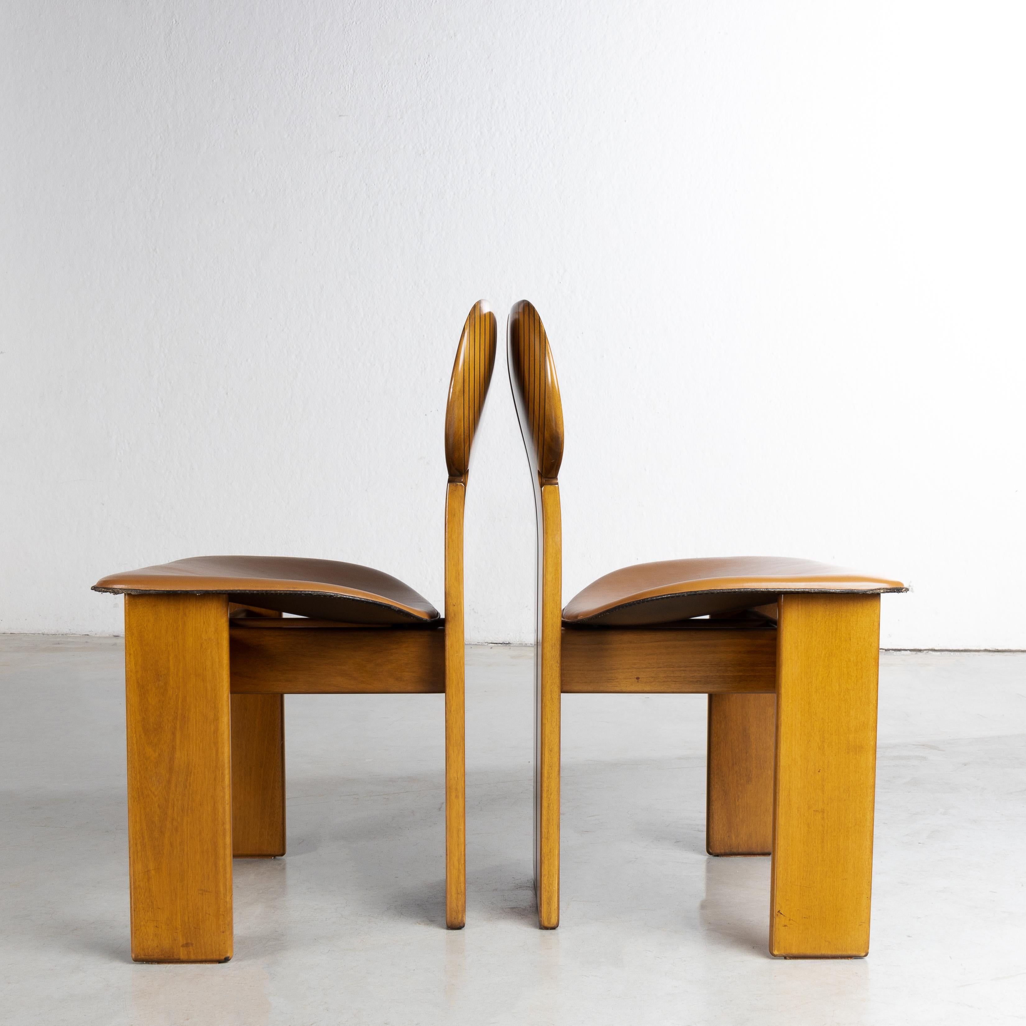 Africa by Afra & Tobia Scarpa, Table and 6 Dining Chairs, Maxalto 9