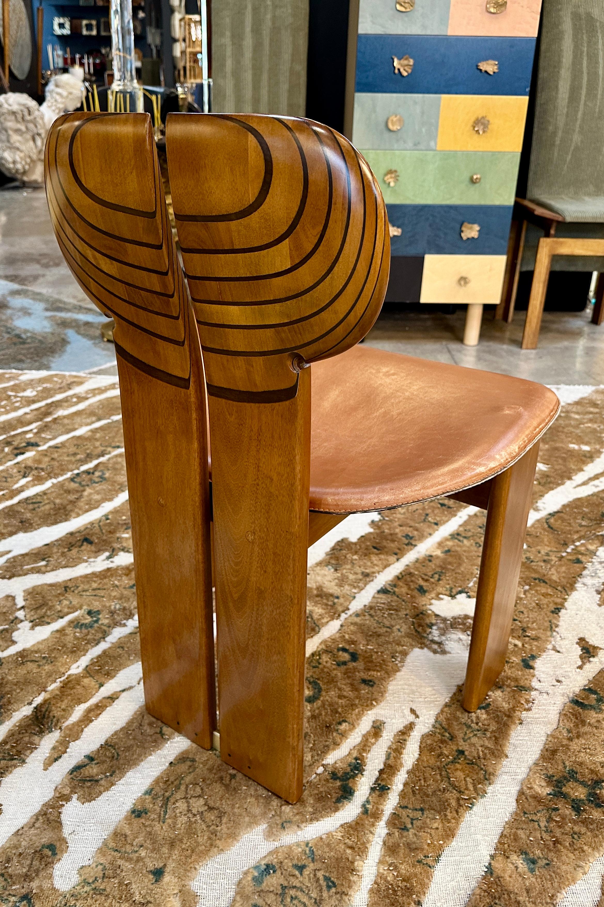 Africa Chairs by Afra & Tobia Scarpa for Maxalto, Italy - 1975, set of 10 2