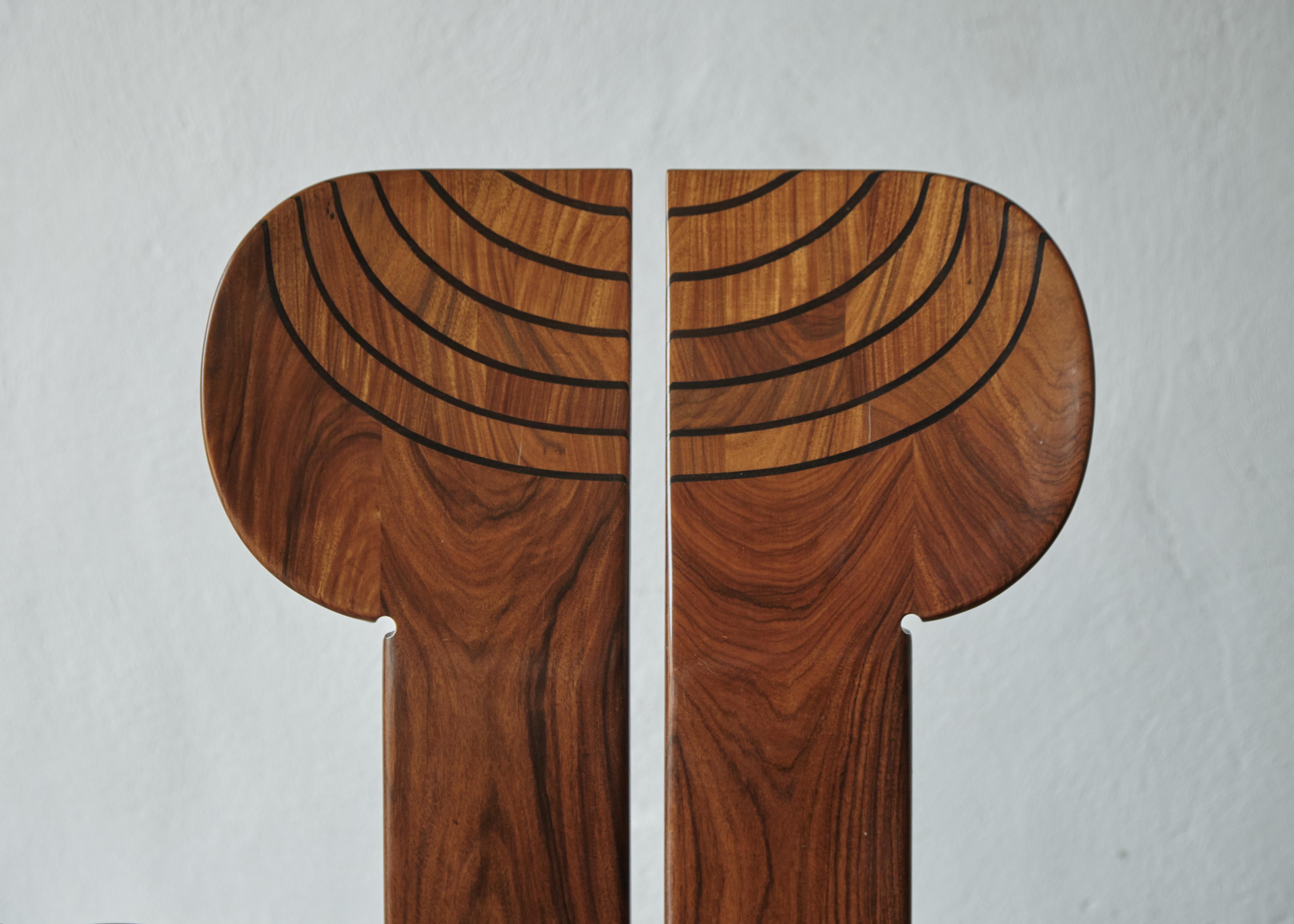 Africa Chairs by Afra & Tobia Scarpa, Maxalto, Italy, 1970s-1980s 2