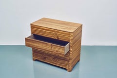 "Africa" Chest of Drawers with Inlays of Zebra Wood by Ivan Paradisi, Italy