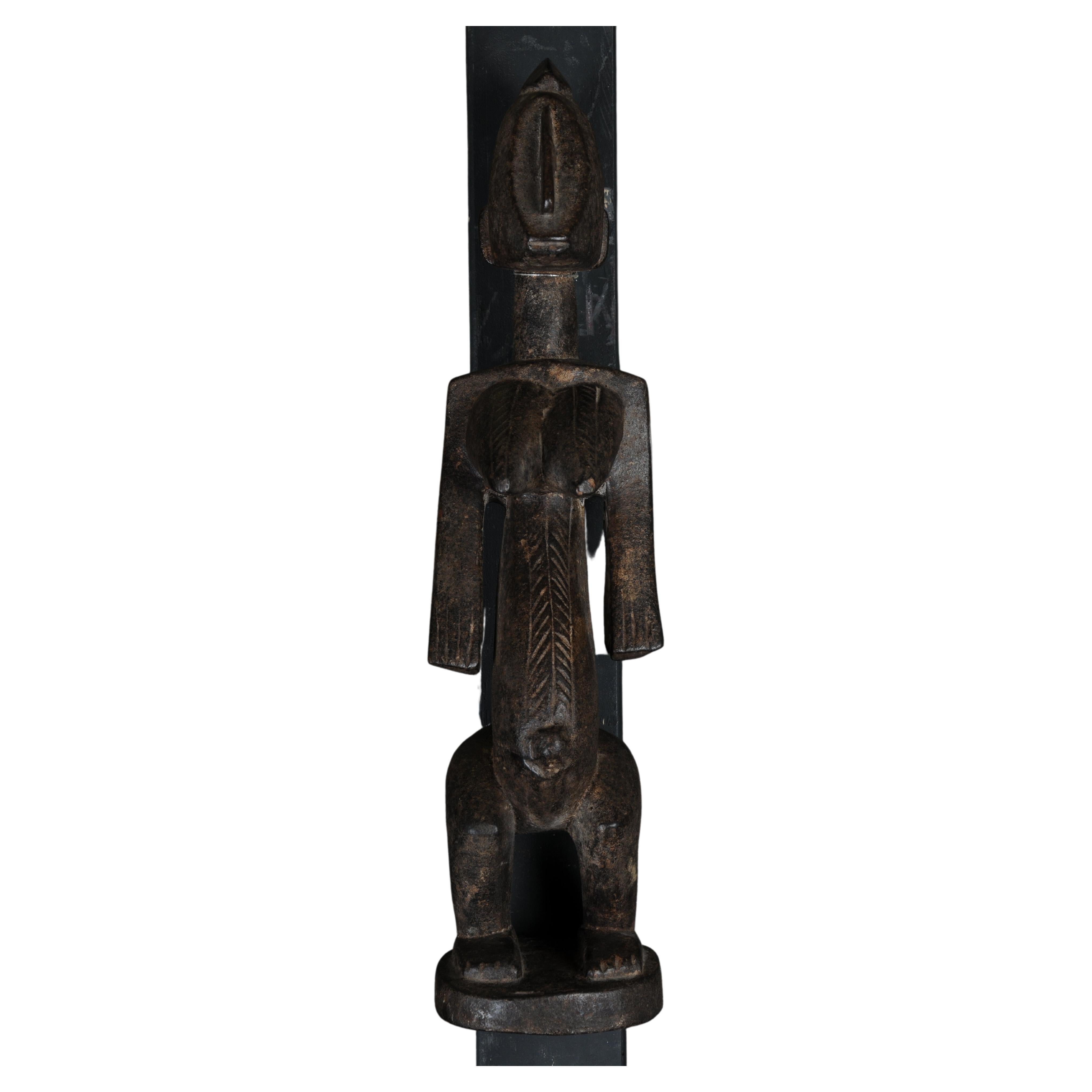 20th Century Antique Female Carved Wooden Figure, African Art For Sale