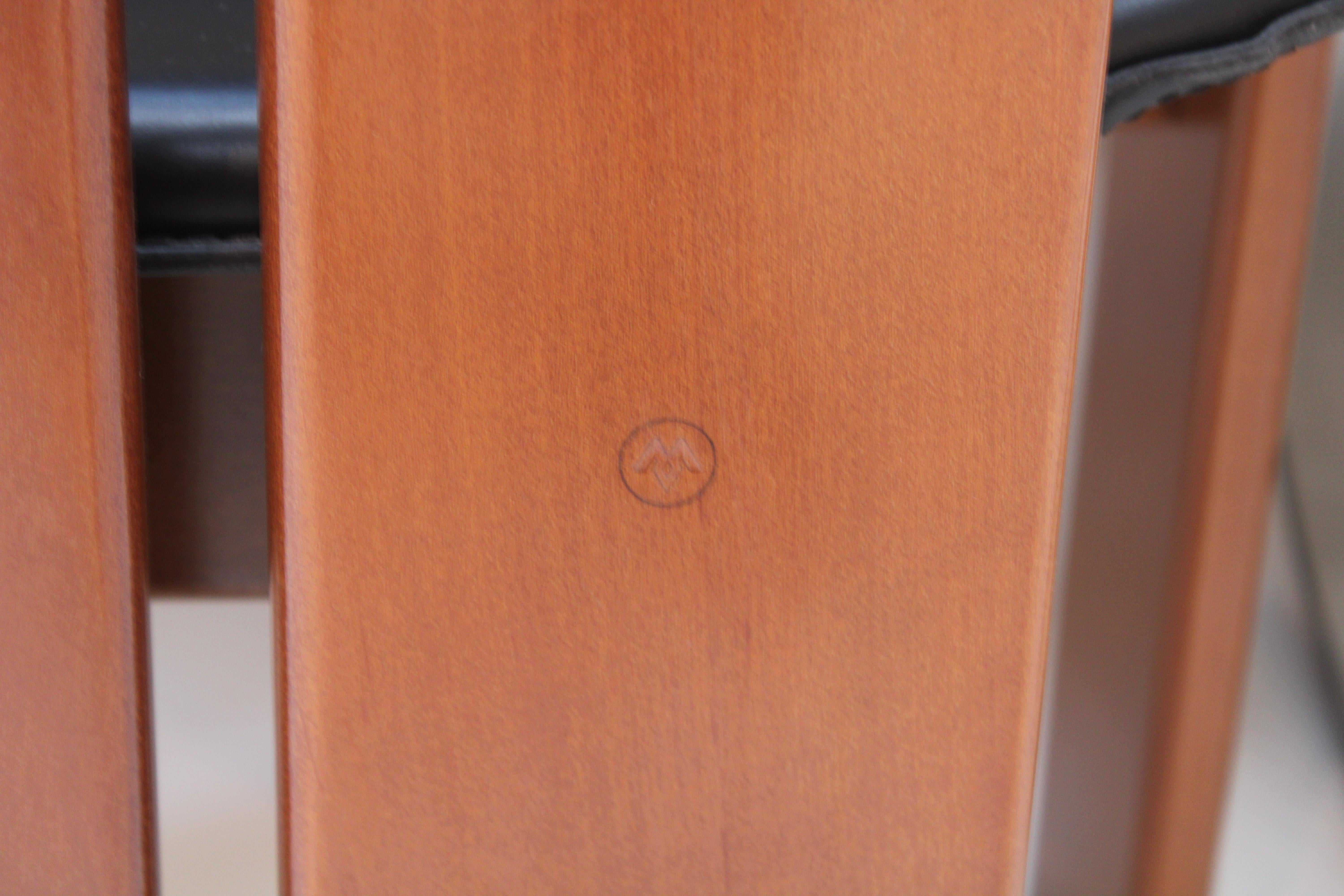 Sillas de comedor italianas Africa Diseñadas por Afra & Tobia Scarpa Para Maxalto, años 70 en venta 9