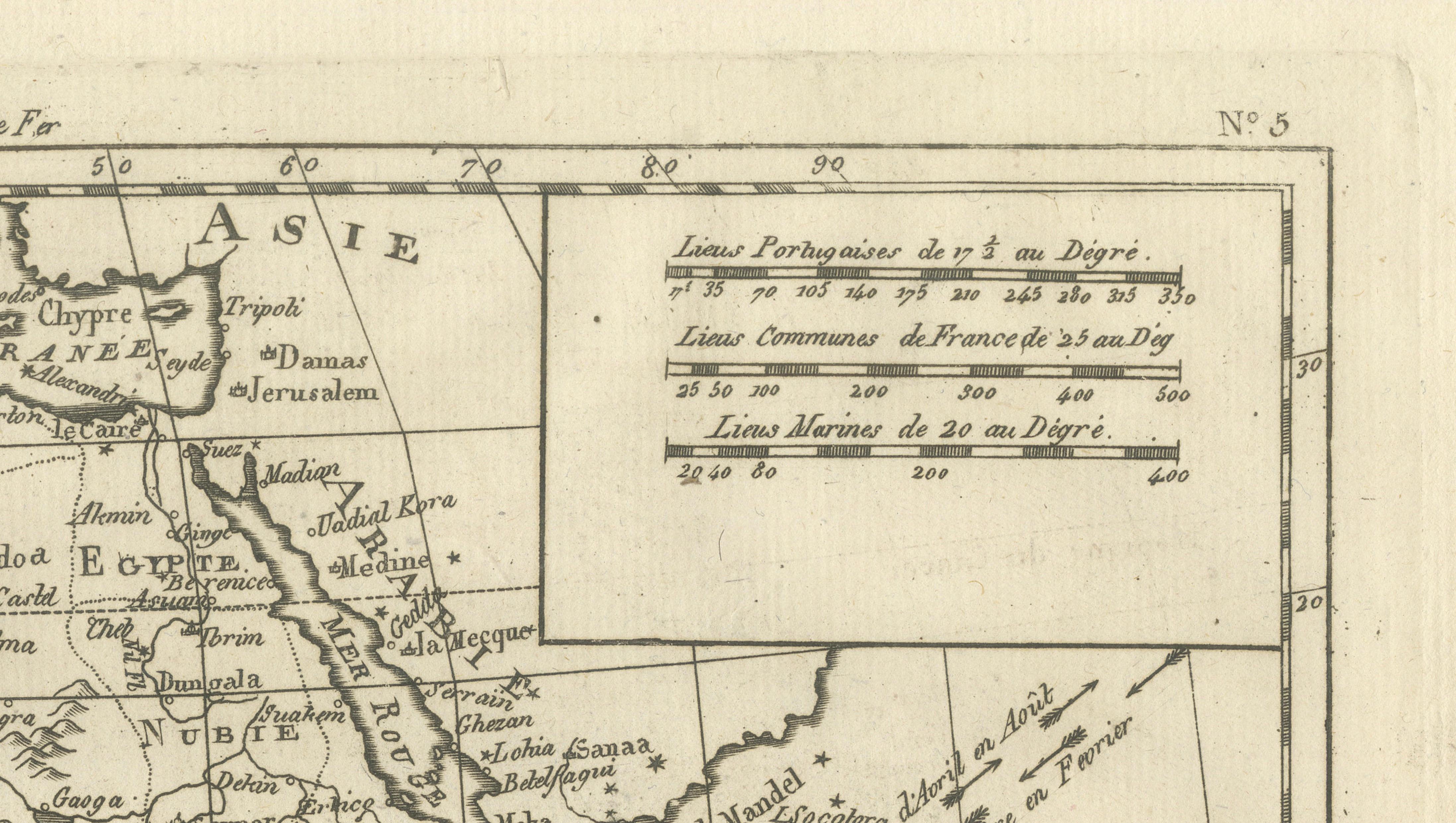 Africa Map by Rigobert Bonne – Pre-Colonial Geography c.1780