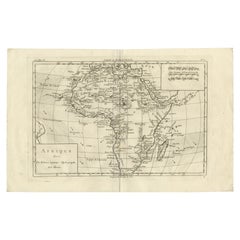 Africa Map by Rigobert Bonne – Pre-Colonial Geography c.1780