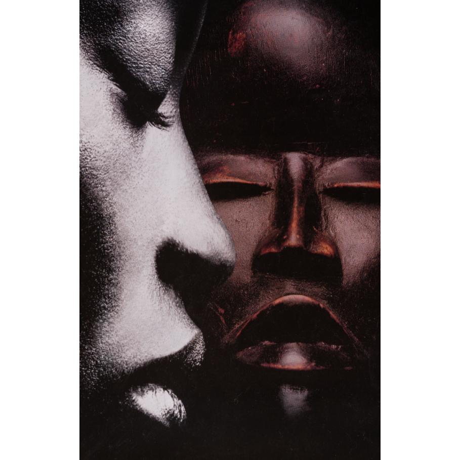 Africa, poster originale della mostra Samaritaine a Parigi - Arte africana - Cornice In condizioni ottime in vendita a Encino, CA