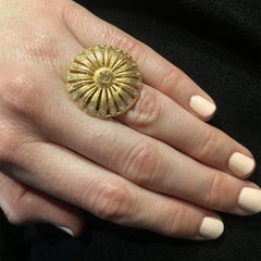 LALAoUNIS Africa Diamond Tourmaline Ring in 18k Gold