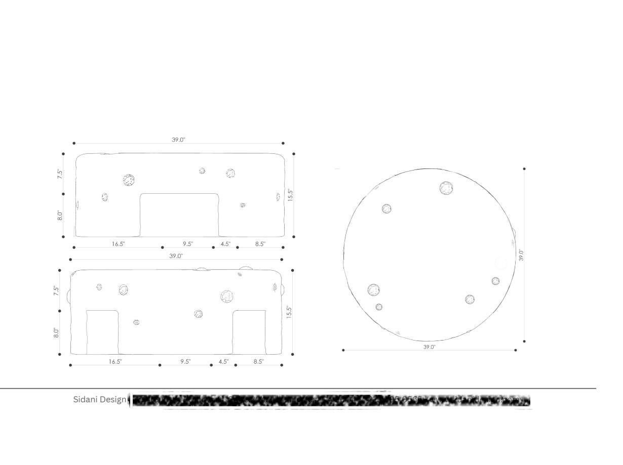 AFRICA - Lebensbaum-Tisch, handintarsiert mit Pyritkristallen von Sidani Design im Angebot 3
