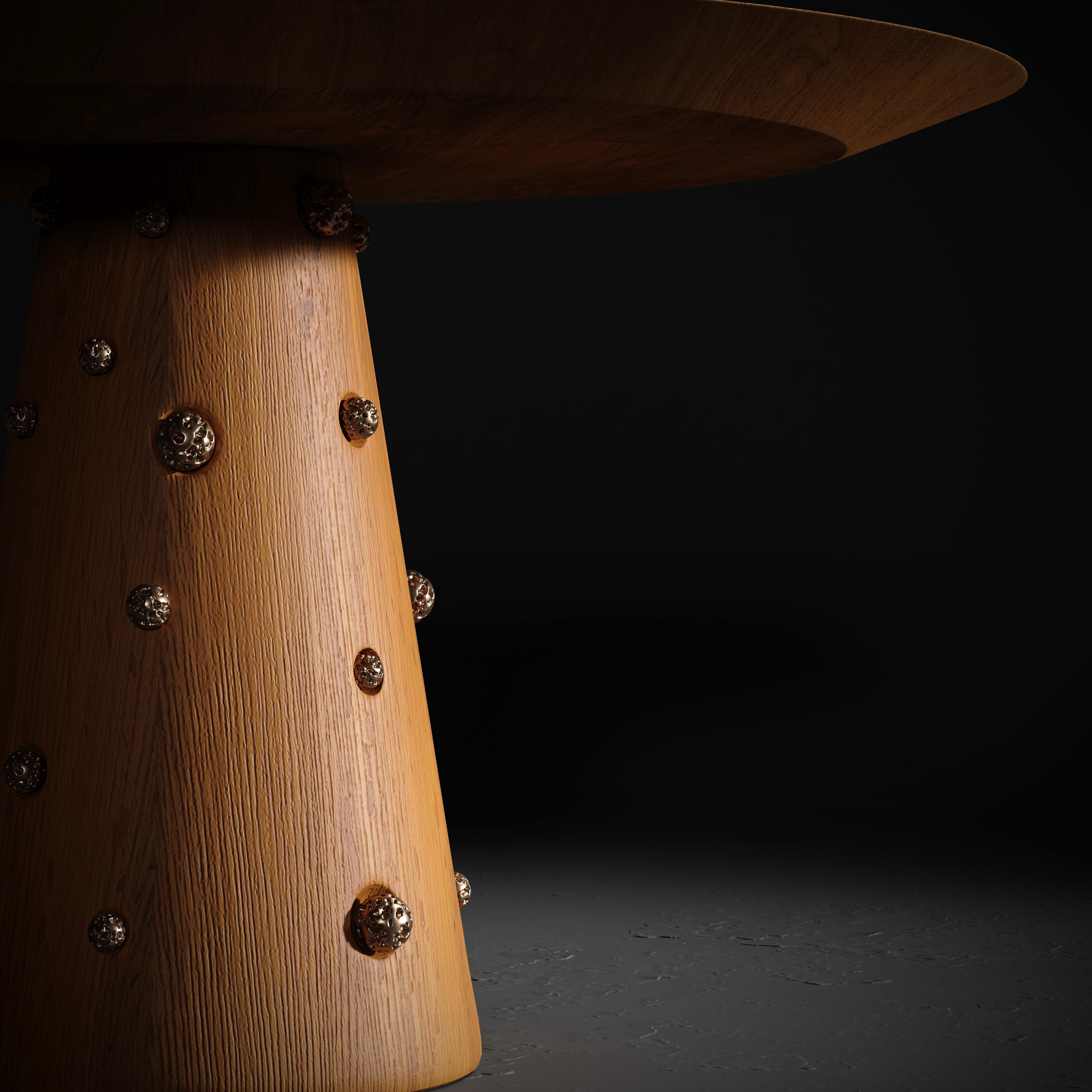 Fait main AFRICA - Table Tree of Life, incrustée à la main de cristaux de pyrite par Sidani Design/One en vente