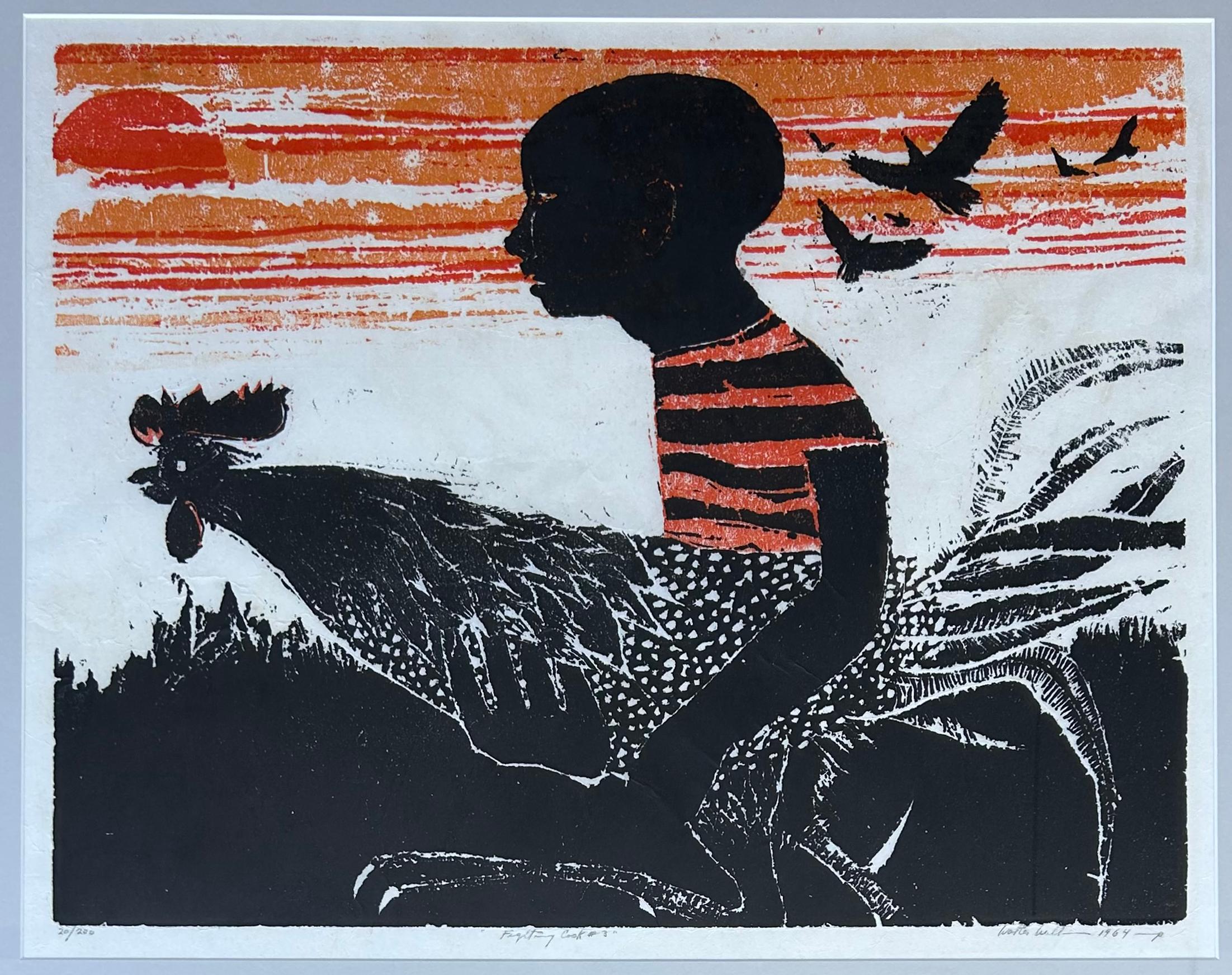 Afrikanisch-Amerikanischer Walter Henry Williams Druck 