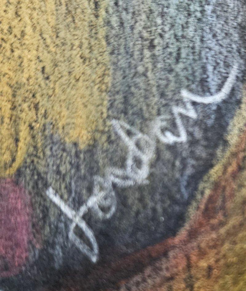 ARTE: Acuarela original firmada Mujer afroamericana con galgo Siglo XXI y contemporáneo en venta