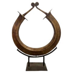 African Antique Currency On Stand