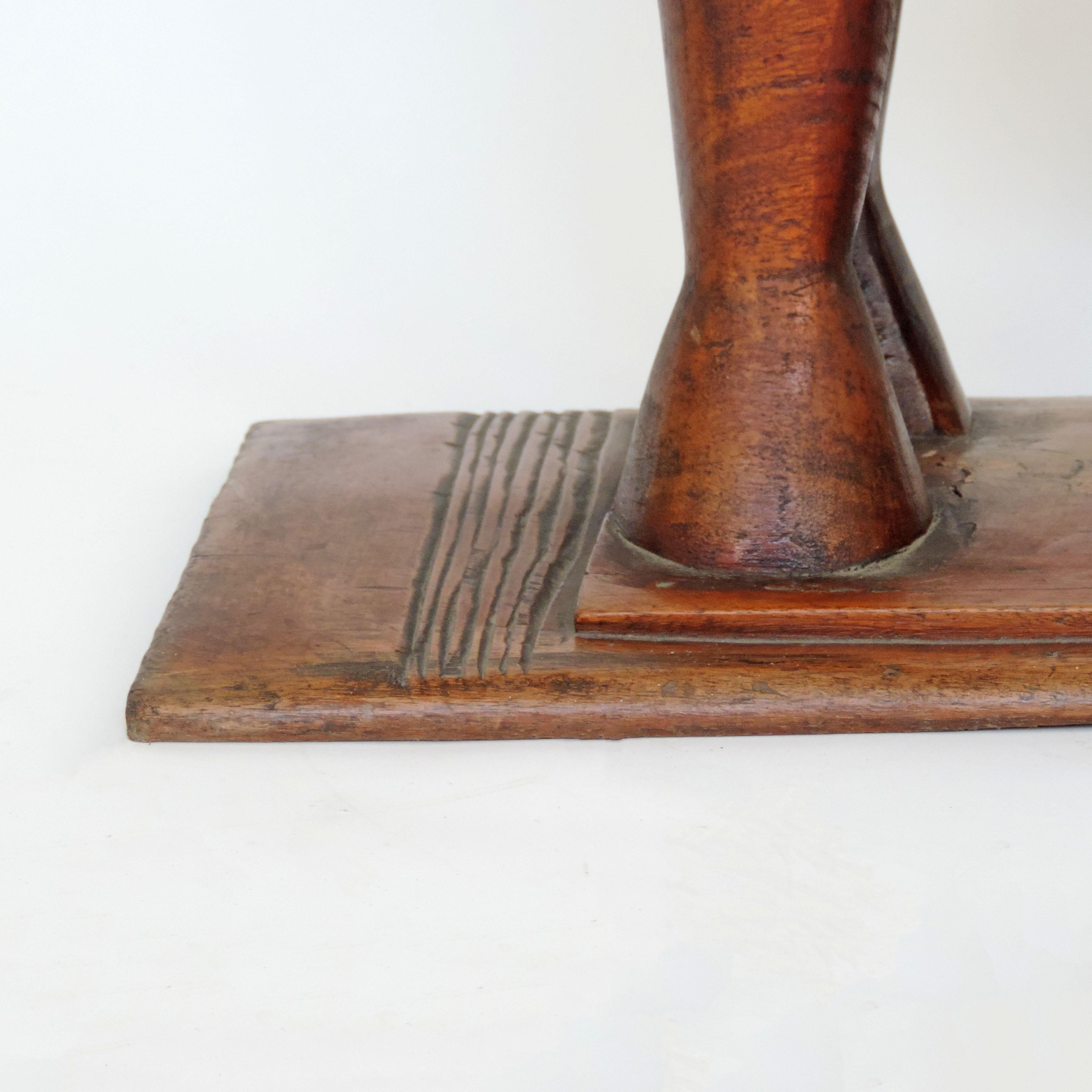 Tabouret africain Art Déco Ashanti, Ghana, années 1920 en vente 4