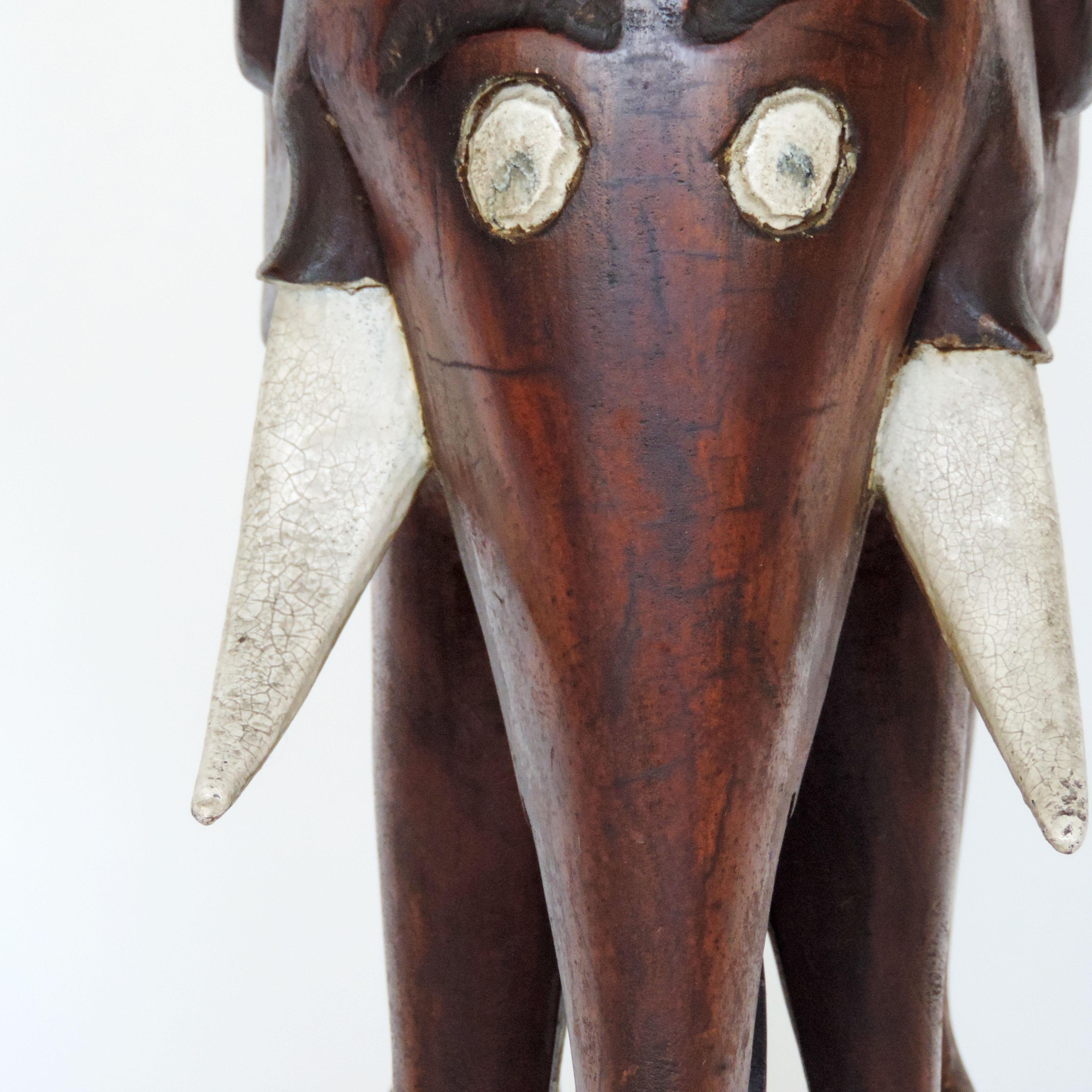 Ghanese Sgabello africano Art Deco Ashanti Elephant, Ghana, anni '20 in vendita