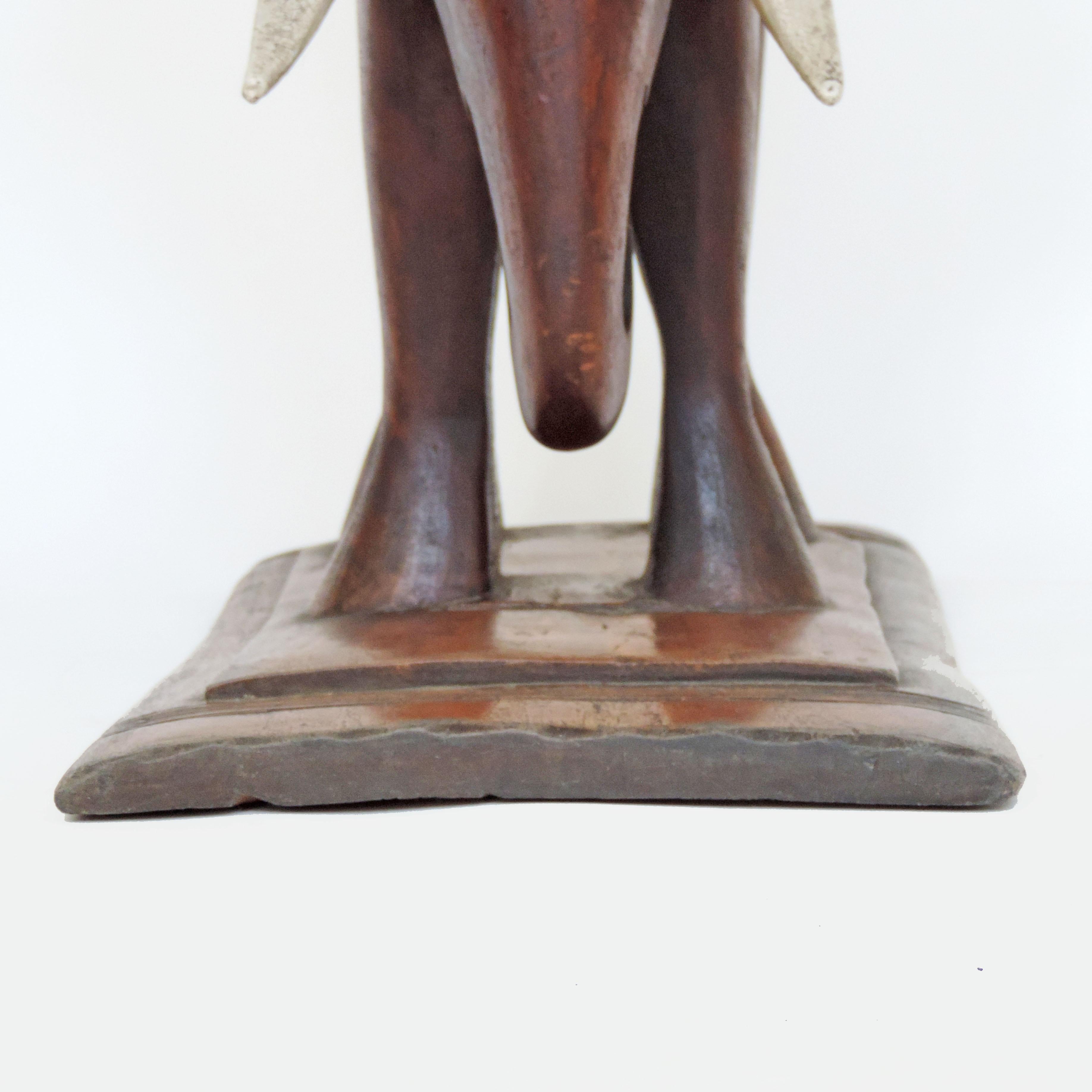 African Art Deco Ashanti Elephant Stool, Ghana, 1920s In Good Condition For Sale In Milan, IT
