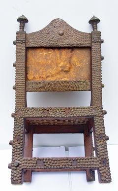 African Ashanti King's Asipim Chair Ghana 19th Century