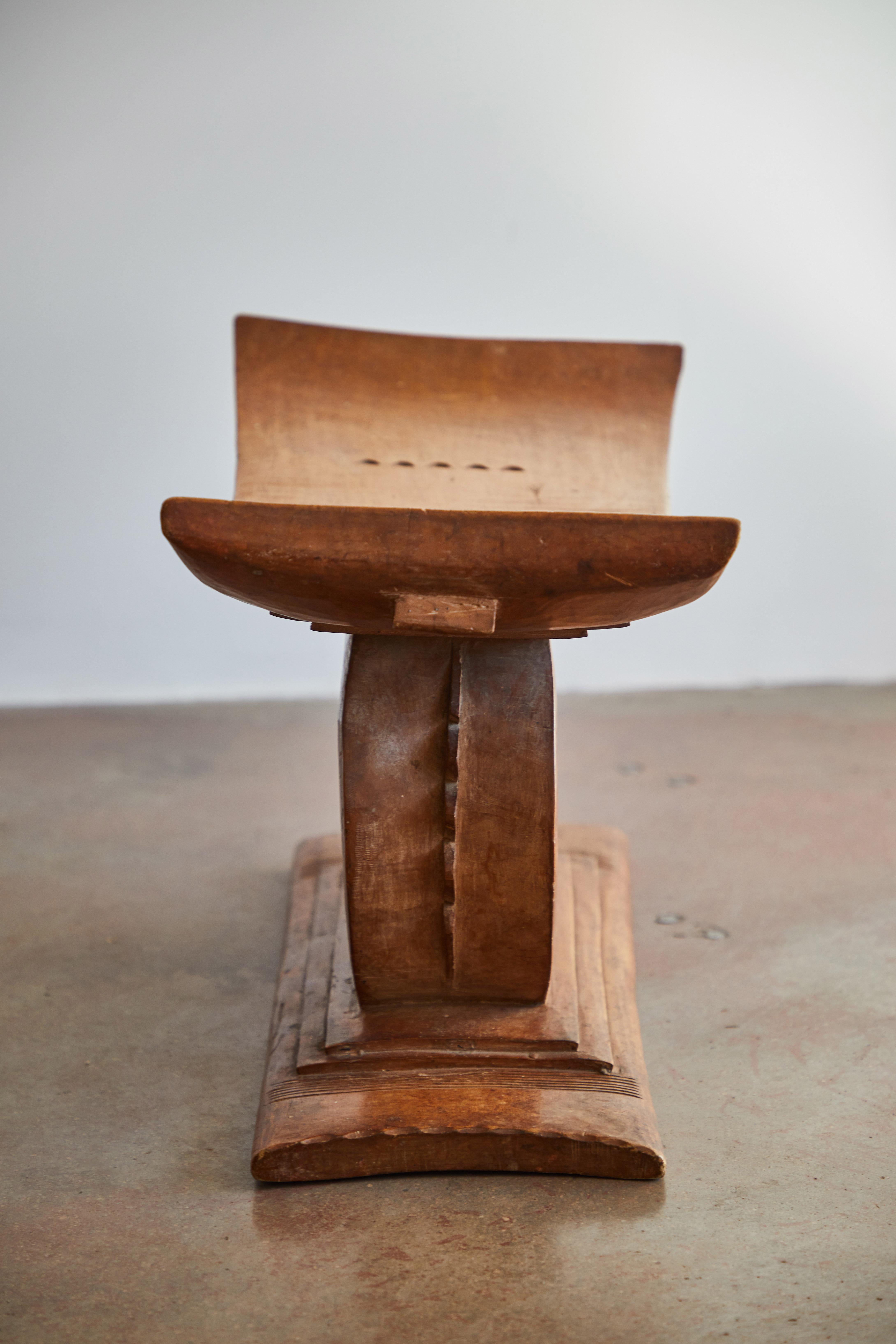 African Ashanti Stool In Good Condition In Los Angeles, CA