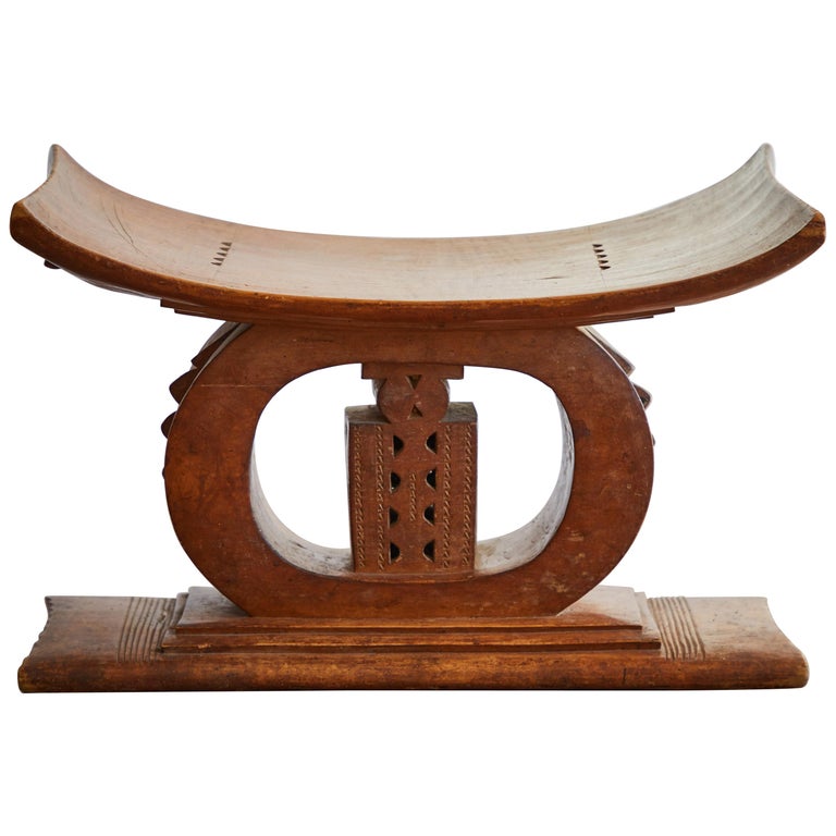 African Ashanti Stool at 1stDibs