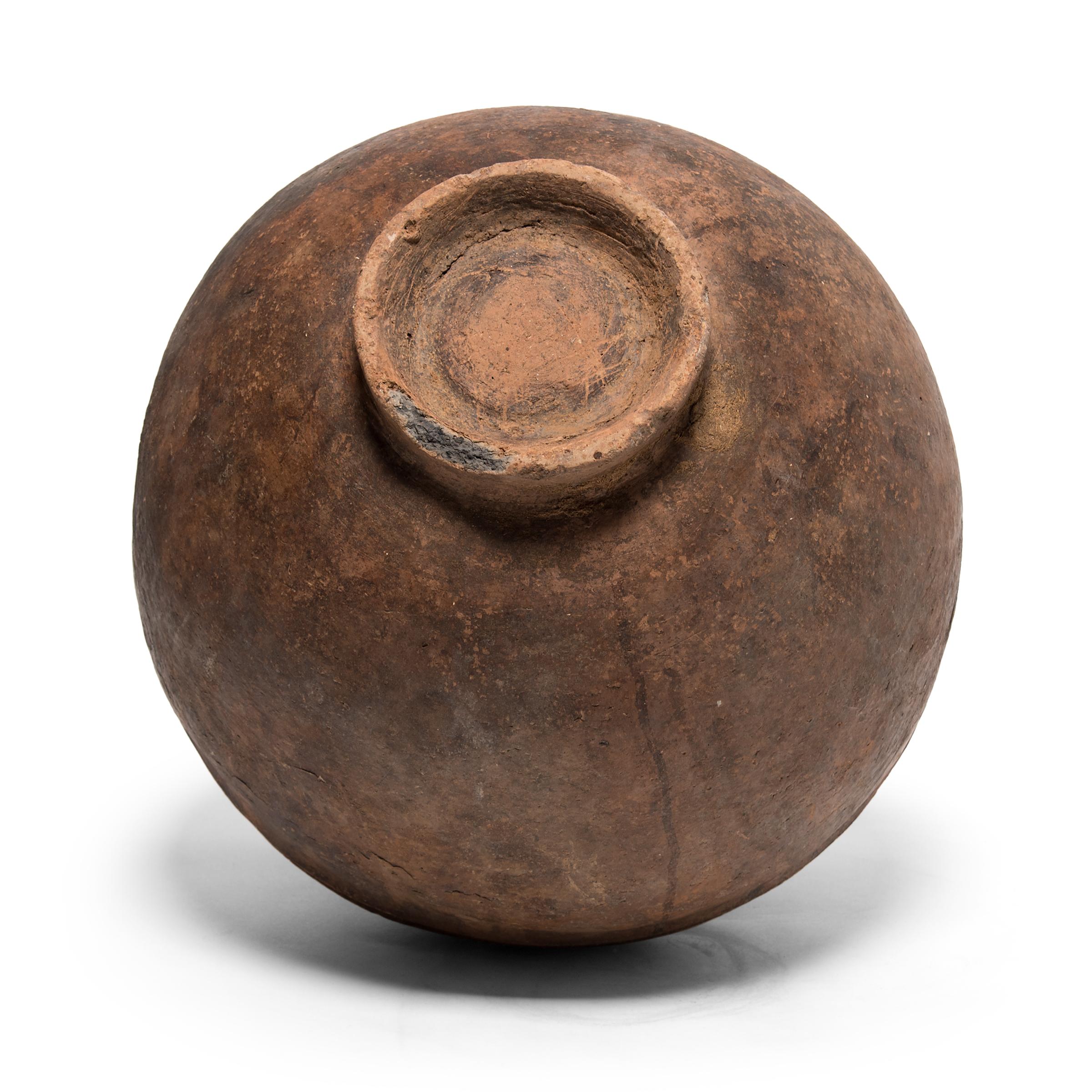 Terracotta African Bambara Jidaga Water Vessel