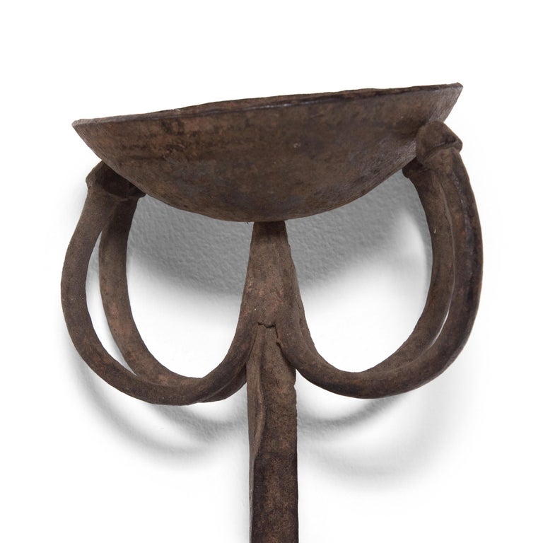 African Bambara Oil Lamp For Sale at 1stDibs