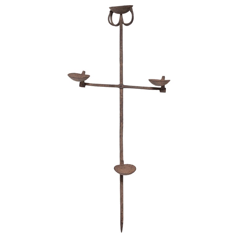 African Bambara Oil Lamp For Sale at 1stDibs