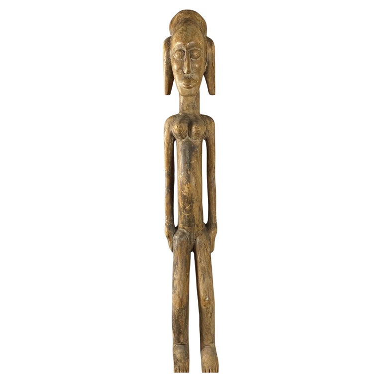 African Bambara Wood Statue For Sale at 1stDibs