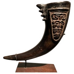 African Bamileke Cameroon Decorated Drinking Vessel