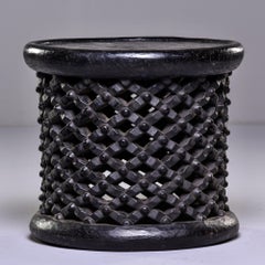 African Bamileke Hand Carved Stool or Table