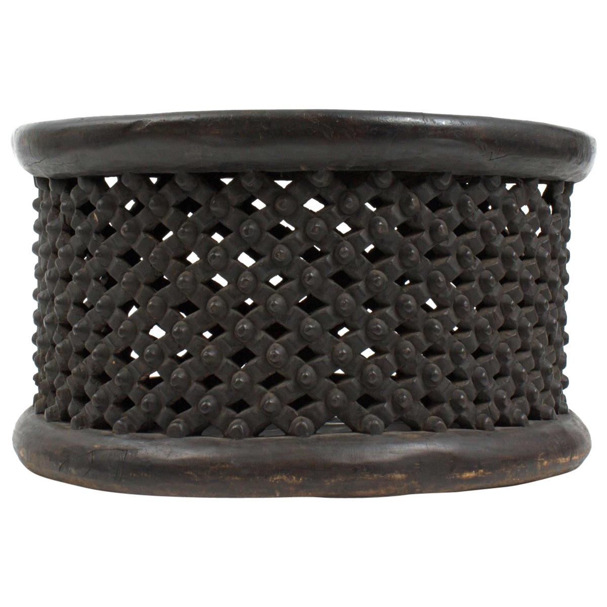 African Bamileke Spider Stool or Side Table