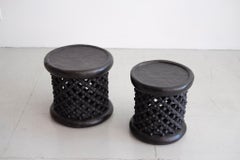 African Bamileke Spider Stools