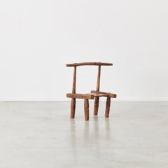 African Baoulé Chair, Ivory Coast, Mid-20th Century