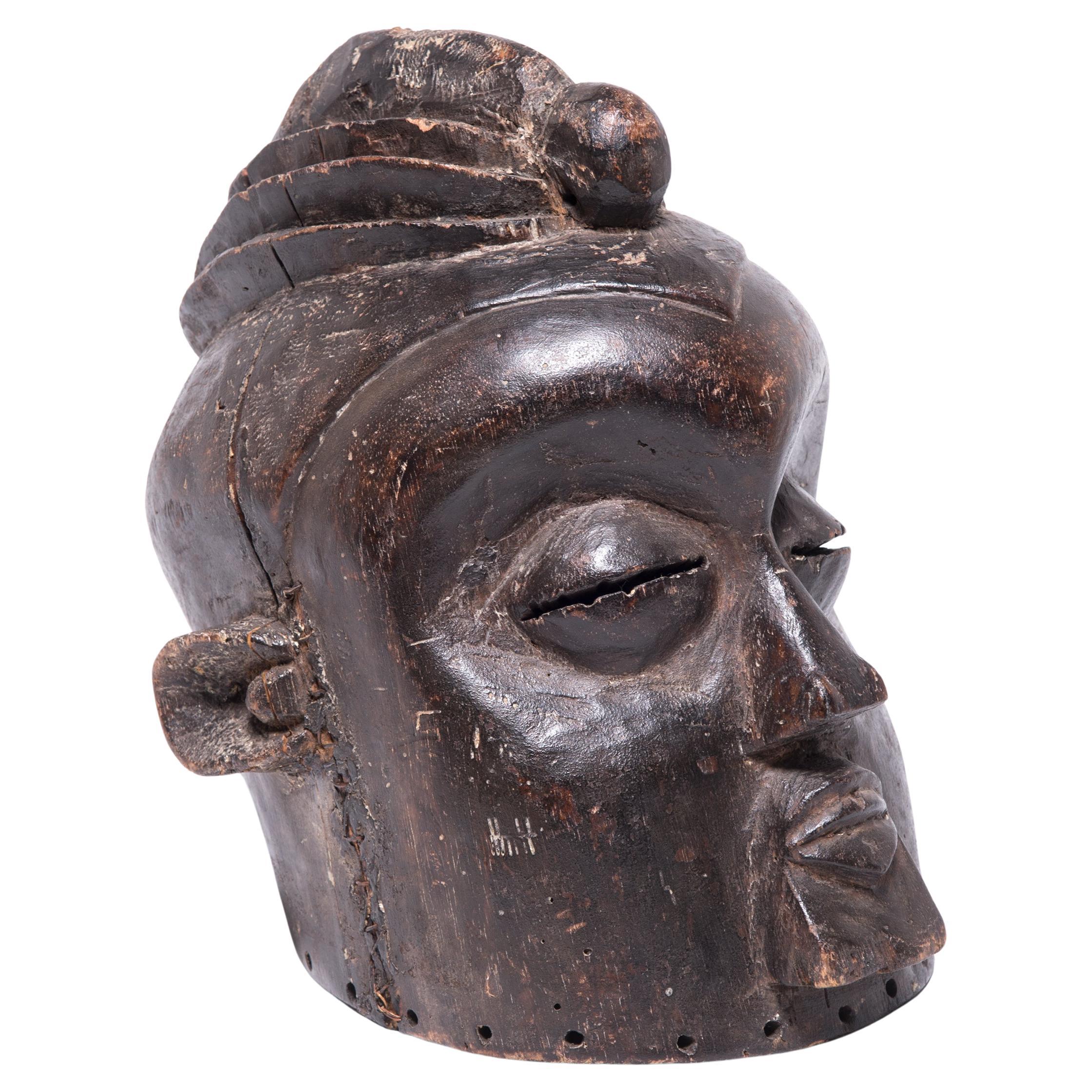 Masque de casque Basuku africain