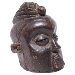 Antique African Basuku Helmet Mask