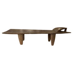 Vintage African Bench, Early 20th Century