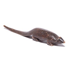 African Bete Wooden Pangolin