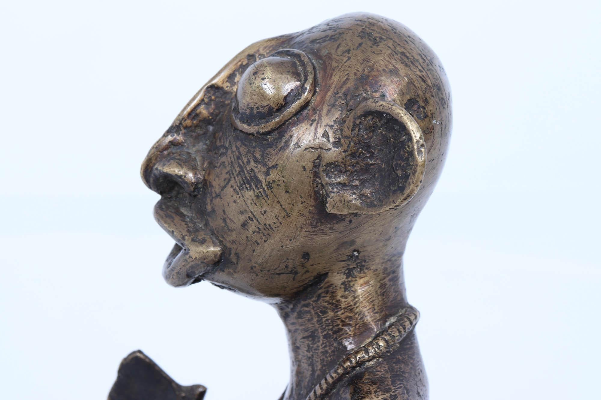 Figura africana in bronzo del 1950 circa in vendita 6