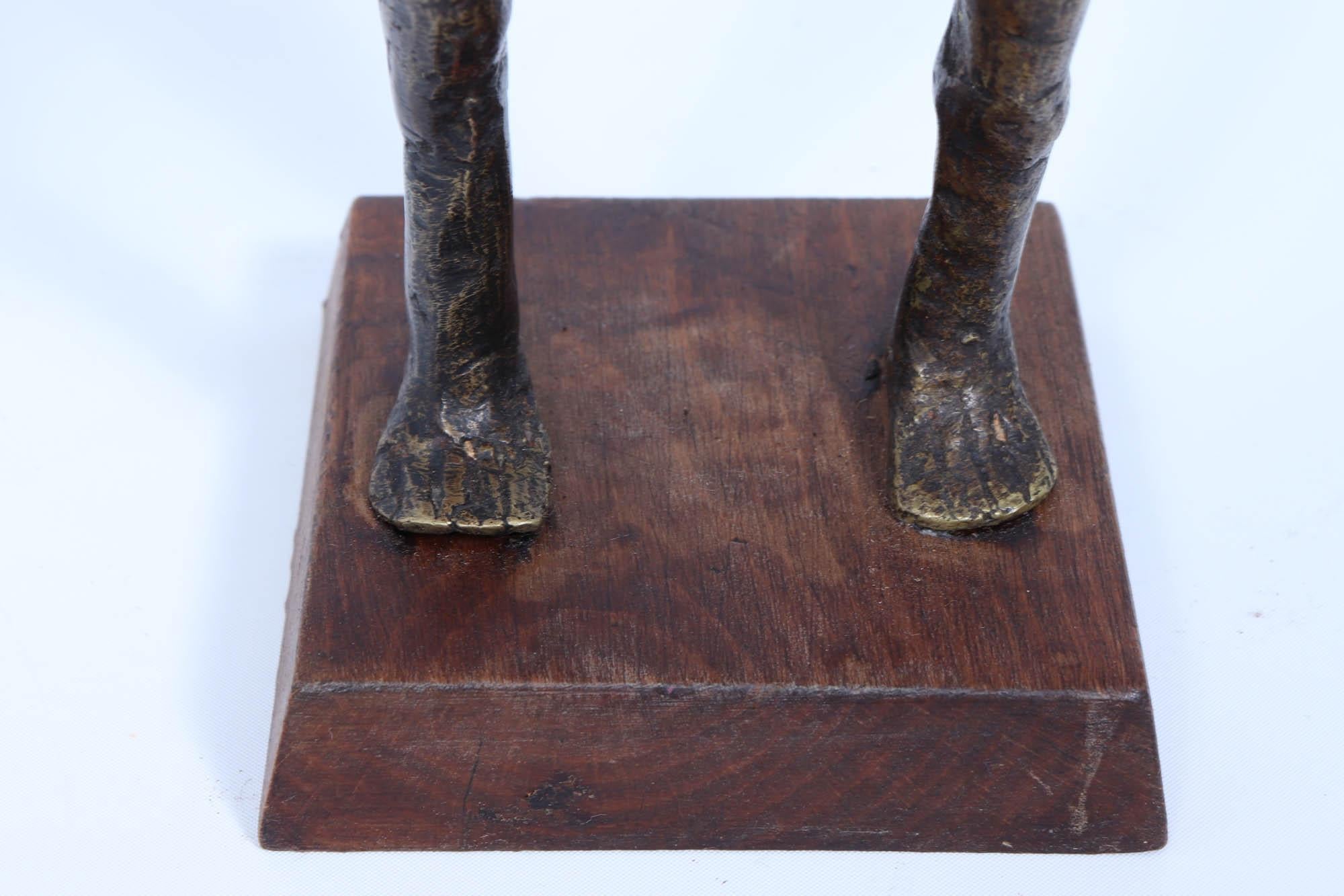 Figura africana in bronzo del 1950 circa in vendita 7