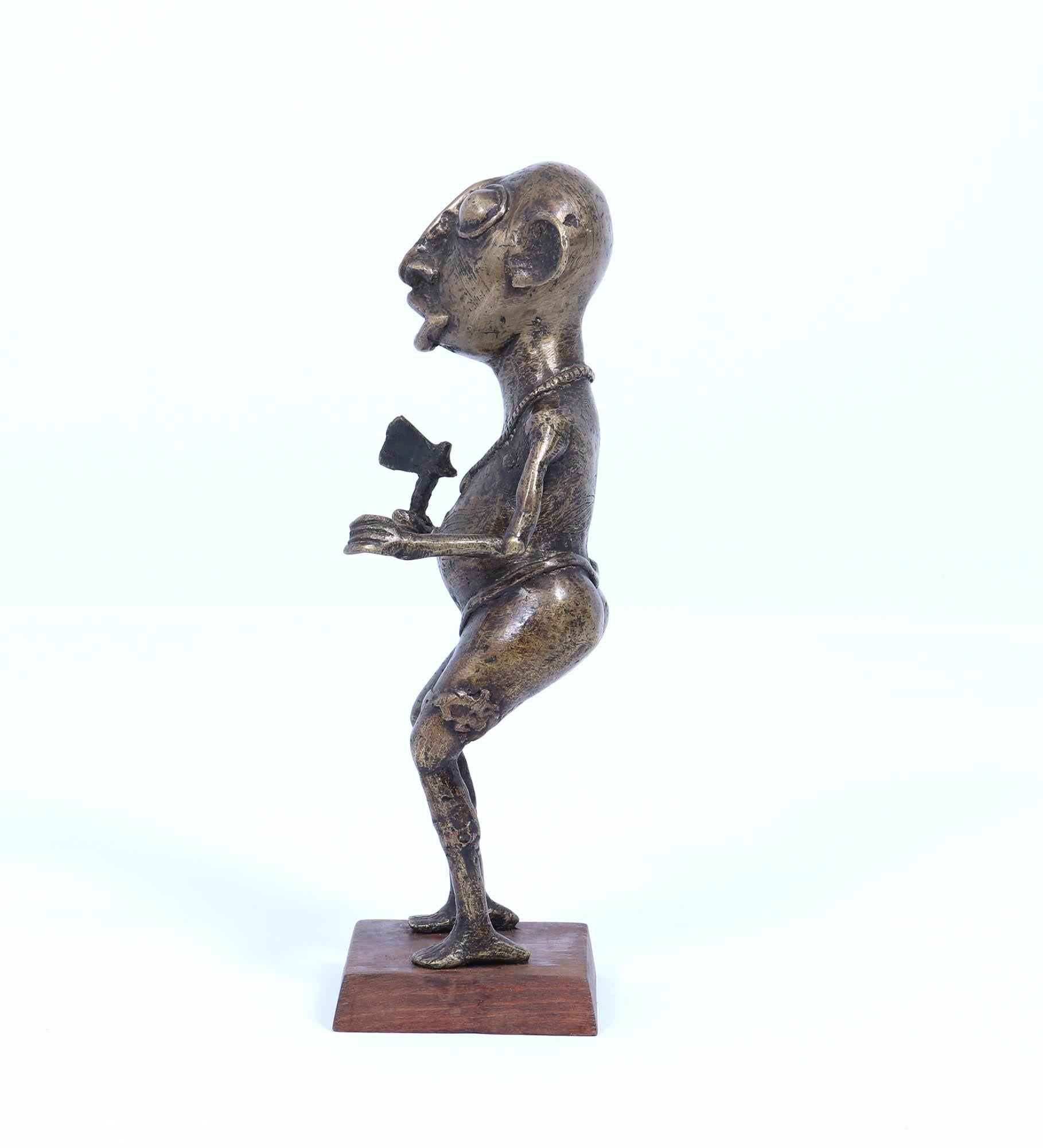 Bronzo Figura africana in bronzo del 1950 circa in vendita