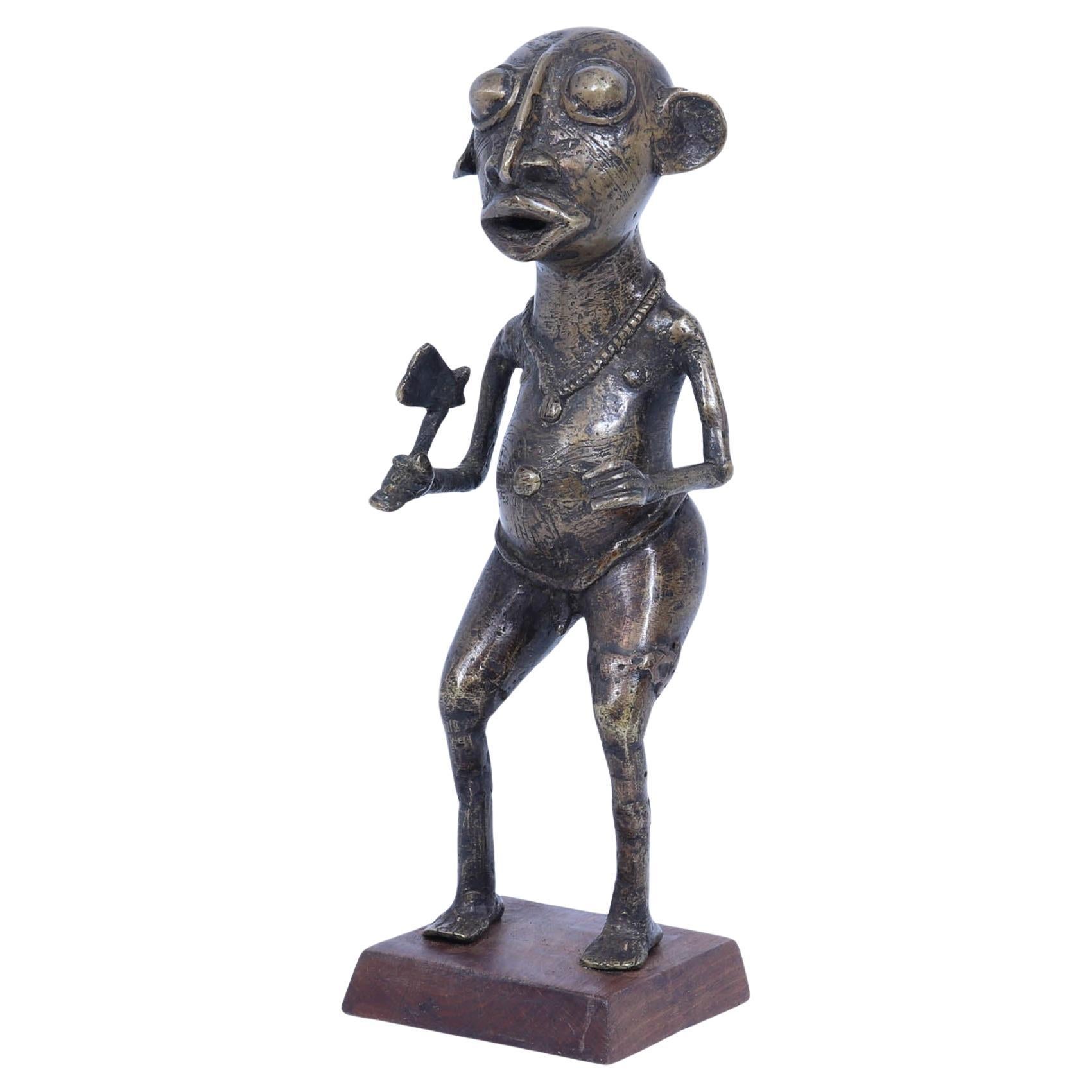 African Bronze Figure c1950